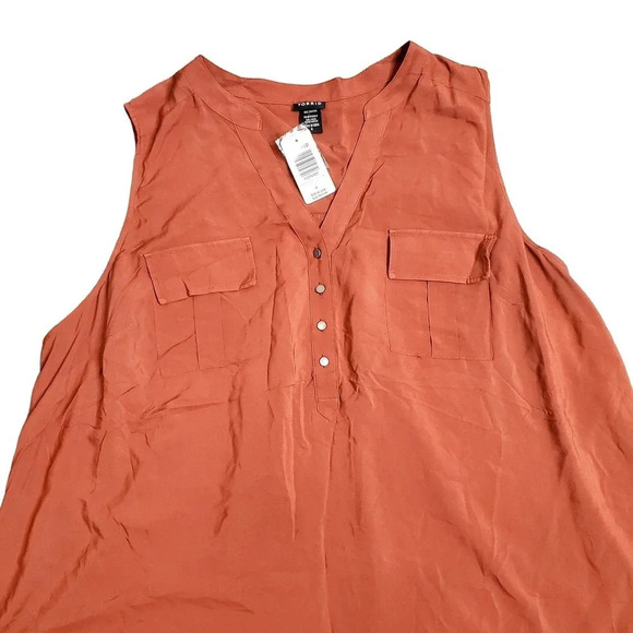 Torrid Harper Challis Pullover Sleeveless Blouse - Picture 3 of 5